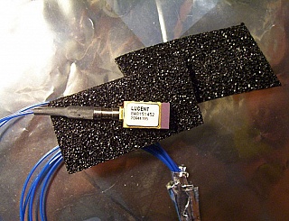 1.55um 1.26mW Digital Uncooled DFB laser, 8-pin Mini-DIL. Lucent model number: 3D0AJ4