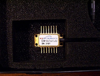 1547.72nm 2mW-peak EC-48 2.5 Gbit/s External Cavity Directly Modulated Lasers and 650 km reach. 14-pin butterfly.  (Ortel) P/N: EC48-100-370-2-FU-650