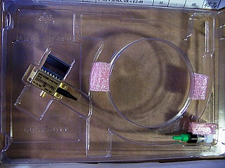 1.31um 10 Gb high-power digital direct-modulated DFB Laser Module, with FC/APC, with PMF. Agere model:1871A