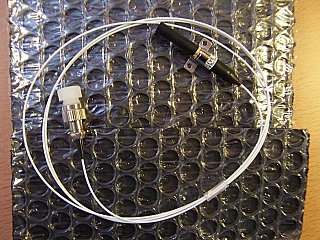 2mW 1.3um MQW-FP laser diode coaxial module, with FC/PC connector.  Mitsubishi model: FU-427SLD-EV1