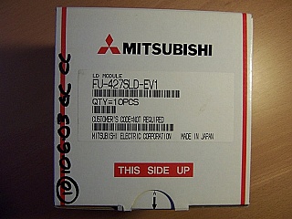 2mW 1.3um MQW-FP laser diode coaxial module, with FC/PC connector.  Mitsubishi model: FU-427SLD-EV1
