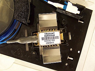 1539.77, 1541.35, 1542.94, 1552.52, or 1555.75nm 14-pin butterfly laser  module with 2.5Gb/s EML(EA-mod).  With LC/PC connector. Triquint P/N: E2505S