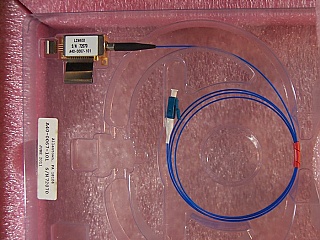 1.55um EML laser module with built-in 40Gb/s EA-modulator. With LC/PC or SC/PC fiber connector. Cyoptics P/N: A40-0067-101.