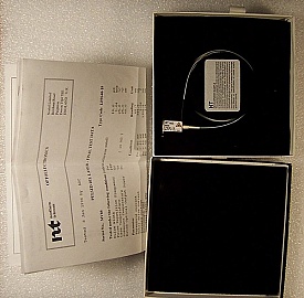 1309nm 14-pin pulsed DIL laser for OTDR. Rated output power 40mW at 344.9mA.  With temperature controller. Nortel model:  LP3s40-18