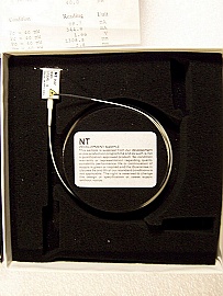 1309nm 14-pin pulsed DIL laser for OTDR. Rated output power 40mW at 344.9mA.  With temperature controller. Nortel model:  LP3s40-18