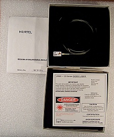 856nm 14-pin pulsed DIL laser for OTDR. Rated output power 0.5W at 1.6A.  Nortel model:  LP8M05B-23