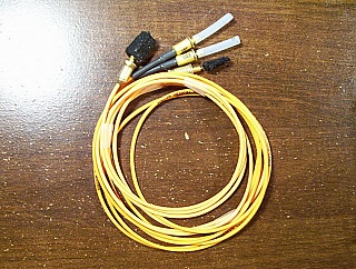 LED made by RCA. It is said 1.3um, 50uW output, 50/125um MMF