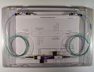 2 x 10Gb modulator.  with 4 FC/PC fiber connectors. Lucent  model: 2646NAT. 'Sell As Is'.