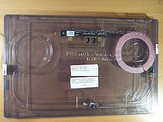 It seems 20Gb modulator.  With 4 FC/PC fiber connectors, all at one side of modulator body. Lucent  model: 2644X0002. 'Sell As Is'.