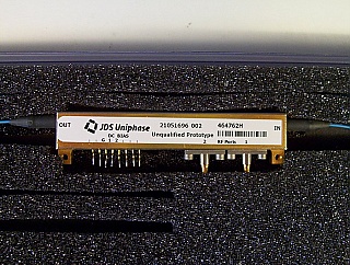 1545nm  optical intensity modulator with dual RF drives,  JDS model: 21051696. Sample B