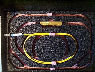 10Gb/s chirped optical digital intensity modulator with VOA.  with GPO RF port, Avanex P/N:7910553-A. 'mechanical sample' is marked on the product box