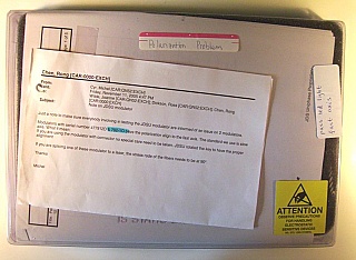 10Gb/s optical digital intensity modulator with VOA.  with GPO RF port, JDS P/N:21079870-001