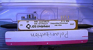 10Gb/s optical digital intensity modulator with VOA.  with GPO RF port, JDS P/N:21079870-001
