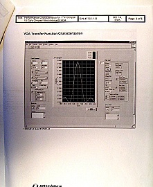 10Gb/s optical digital intensity modulator with VOA.  with GPO RF port, JDS P/N:21079870-001