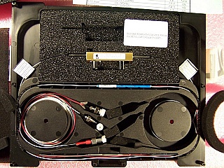 C-band and L-band 10Gb/s optical digital intensity modulator.  Zero chirp. With 3 FC/PC fiber connectors, 1% tap. JDS P/N: IOAP-MOD9140-F-F-1.