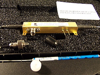 C-band and L-band 10Gb/s optical digital intensity modulator.  Zero chirp. With 3 FC/PC fiber connectors, 1% tap. JDS P/N: IOAP-MOD9140-F-F-1.