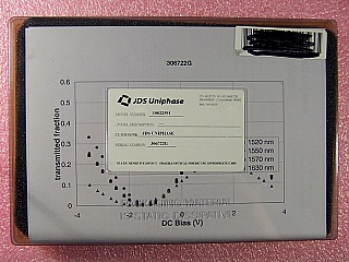 1.55um 2.5Gb/s optical digital intensity modulator, JDS P/N: 10022591