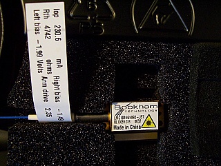 10Gb/s Compact InP MZ Modulator with DWDM Laser, Zero Chirp , with VOA,  Bookham model: LMC10ZEG