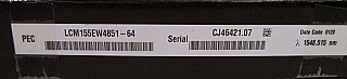 10 Gb/s InP Mach Zehnder Modulator with 1548.51nm DWDM Laser, with negative chirp,  dual RF drive with SMA connector, Bookham model: LCM155EW4851-64