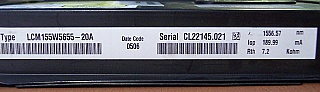 2.5 Gb/s Co-packaged Etalon Stabilised Laser and III-V Mach-Zehnder modulator, Bookham (Nortel) model: LCM155W5655-20A (1556.55nm)
