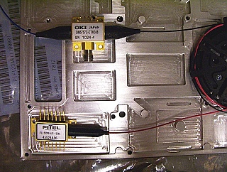 40Gb/s optical electro-absorption (EA) modulator, for 1.55um C band.  Model: OM5757C-CTM388. It comes with one 20mW 1554.94nm PMF laser, Fitel P/N: FOL15DCWB-A81-19280. It may be reserved for Mr. Z