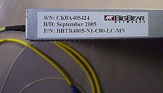 40Gb/s optical electro-absorption (EA) modulator, for 1.55um C band.  Model: OM5757C-CTM388. It comes with one 20mW 1554.94nm PMF laser, Fitel P/N: FOL15DCWB-A81-19280. It may be reserved for Mr. Z