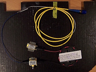 40Gb/s optical electro-absorption (EA) modulator, for 1.55um C band.  Model: OM5757C-CTM388. It comes with one 20mW 1554.94nm PMF laser, Fitel P/N: FOL15DCWB-A81-19280. It may be reserved for Mr. Z