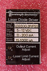 $50 each if buy 10pc. 200mA Laser diode driver module. Wavelength electronics model: LDD200-2P/PSS