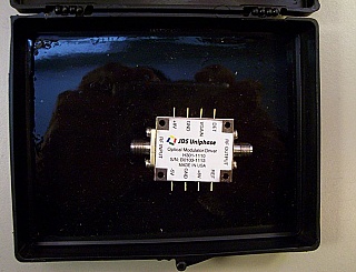 10Gb (2.4888 to 12.2 Gb range) optical modulator driver. JDS model: H301-1110