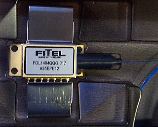 1460-1490nm 250mW laser module. Fitel model: FOL1404QQO-317. SMF with internal isolator