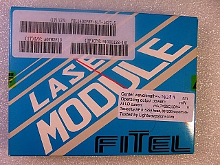 1427.5nm 160mW laser module. Fitel model: FOL1402PMF-617-1427.5. PMF with FBG