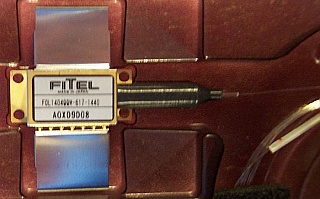 1440nm 230mW laser module. With PMF. With FBG. Fitel model: FOL1404QQM-617-1440.