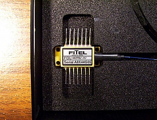 Fitel 1477nm 140mW laser, P/N: FOL1402PBZ-317. SMF with internal isolator. without FBG