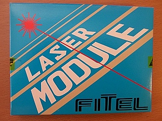 1460-1490nm 150mW laser module. Fitel model: FOL1402PLE-317. SMF, with internal isolator,  without FBG