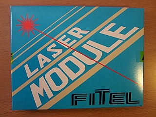 1460-1490nm 160mW laser module. Fitel model: FOL1402PLF-417. SMF, with internal isolator,  without FBG