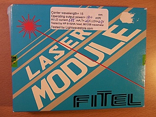 1478nm 180mW laser diode module. Fitel model: FOL1402PMH-617G78.  PMF with FBG