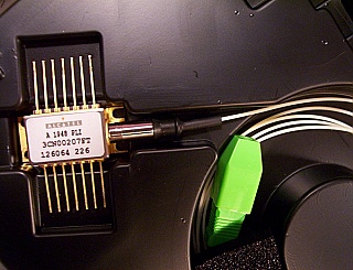 1460-1490nm 180mW Alcatel A1948PLI Laser with internal isolator.  Product code: 3CN00207FT.  with SC/APC connector.