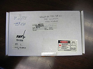 977nm 160mW pump laser with FBG stabilizer. JDSU(SDL) product code: SDLO-26-7715-180-KE. Good test result but kink-free power is not perfect