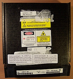 974nm pump laser with double FBG stabilizer.  >330mW kink-free output power. Bookham model: LC95D74-20R