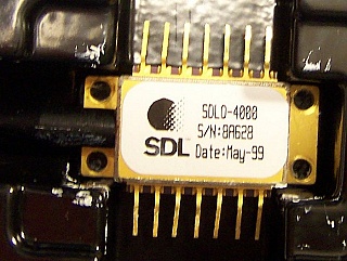 910-925nm >750mW multimode pump laser. High power, high reliability. for double-clad fiber amp. or Raman amp. SLD/JDSU product code: SLDO-4000