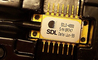 910-925nm >750mW multimode pump laser. High power, high reliability. for double-clad fiber amp. or Raman amp. SLD/JDSU product code: SLDO-4000
