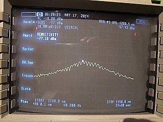 1300nm >-20dBm Broadband LED  Source. With ST optical interface.   Model: HP8154B. OPT. 002 and OPT.011