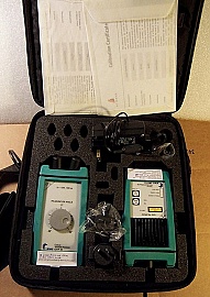 WWG (Acterna) PMD test kit. Including OBS-15 optical  broadband source,  OVP-15 optical variable polarizer, documents, and even software.