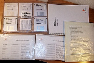 WWG (Acterna) PMD test kit. Including OBS-15 optical  broadband source,  OVP-15 optical variable polarizer, documents, and even software.