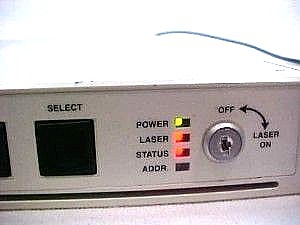 Fiber booster amplifier, EDFA 17dBm C-band benchtop instrument. Flat gain. Antec model: LLOA-17B