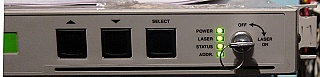 Fiber booster amplifier, EDFA 17dBm C-band benchtop instrument. Flat gain. Antec model: LLOA-17A