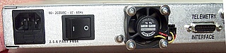 Fiber booster amplifier, EDFA 20dBm C-band benchtop instrument. Flat gain. Antec model: LLOA-20B