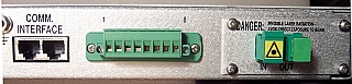 Fiber booster amplifier, EDFA 20dBm C-band benchtop instrument. Flat gain. Antec model: LLOA-20B