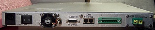 Fiber booster amplifier, EDFA 20dBm C-band benchtop instrument. Flat gain. Antec model: LLOA-20B