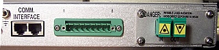 Fiber booster amplifier, EDFA 20dBm C-band benchtop instrument. Flat gain. Antec model: LLOA-20B